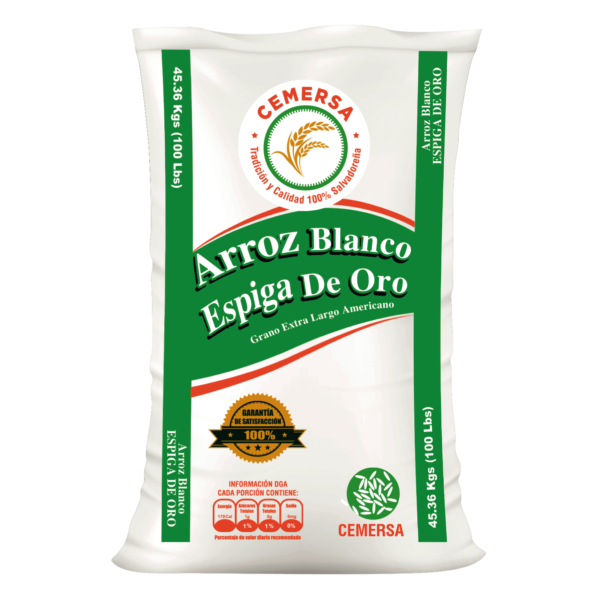 Arroz Blanco Espiga de Oro 100 lbs.