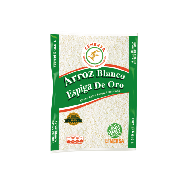 Arroz Blanco Espiga de Oro 4 lbs.