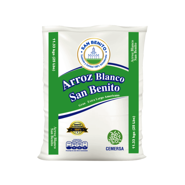 Arroz Blanco San Benito 25 lbs.