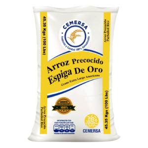 Arroz Precocido Espiga de Oro 100 lbs.