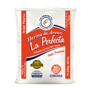 Harina de Arroz La Perfecta Super Premium 25 lbs.