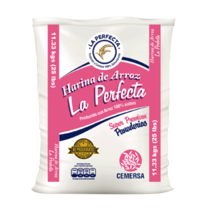 Harina de Arroz La Perfecta Super Premium Panaderías 25 lbs.